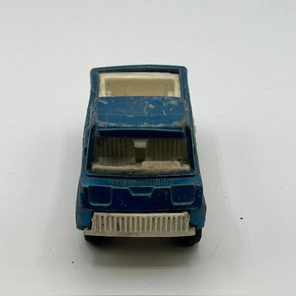 Vintage 1969 Tootsietoy Pick-Up Truck Blue Die-Cast Made in USA Wheels Wagon